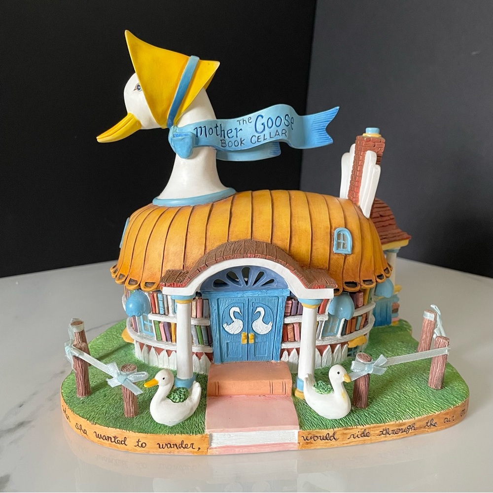 "Mother Goose Book Cellar" Storybook Snow Village by Dept. 56